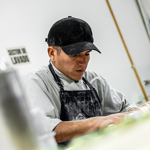 Nuestro equipo cocinando