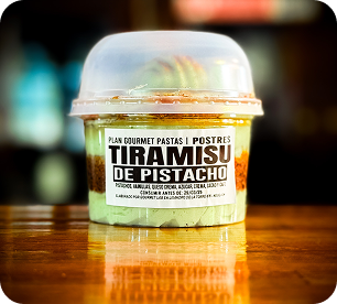 Tiramisú de Pistacho