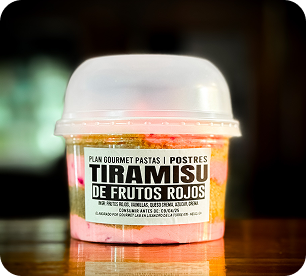 Tiramisú de Frutos Rojos